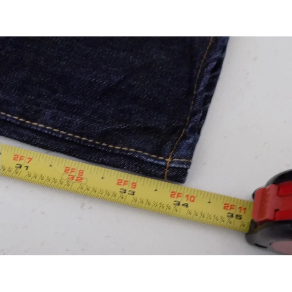 Vintage LVC 1960s LEVIS 505 0217 Big-E Redline Selvage Dark Indigo Jeans 31 x 34 - Picture 7 of 13